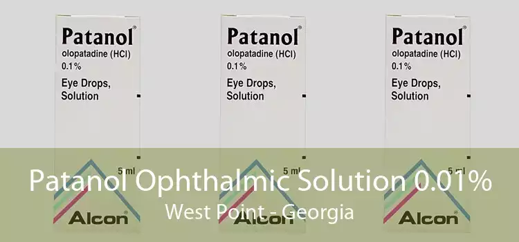Patanol Ophthalmic Solution 0.01% West Point - Georgia