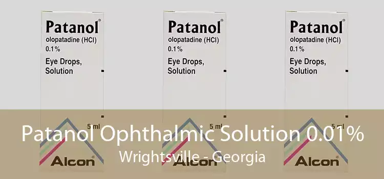 Patanol Ophthalmic Solution 0.01% Wrightsville - Georgia