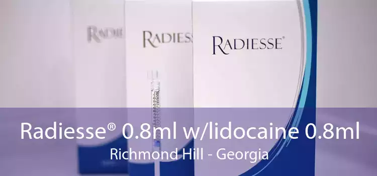 Radiesse® 0.8ml w/lidocaine 0.8ml Richmond Hill - Georgia