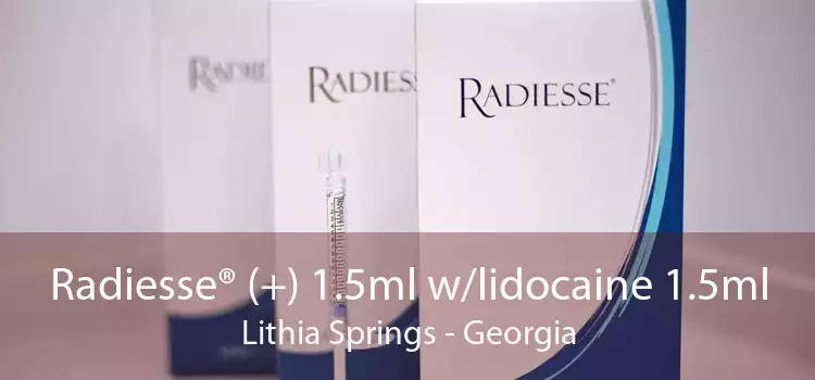 Radiesse® (+) 1.5ml w/lidocaine 1.5ml Lithia Springs - Georgia