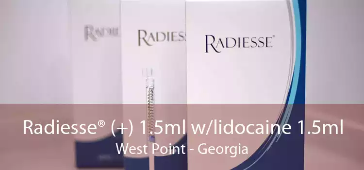 Radiesse® (+) 1.5ml w/lidocaine 1.5ml West Point - Georgia