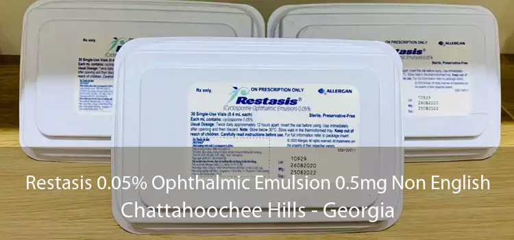 Restasis 0.05% Ophthalmic Emulsion 0.5mg Non English Chattahoochee Hills - Georgia
