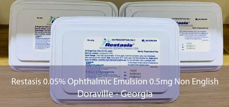 Restasis 0.05% Ophthalmic Emulsion 0.5mg Non English Doraville - Georgia