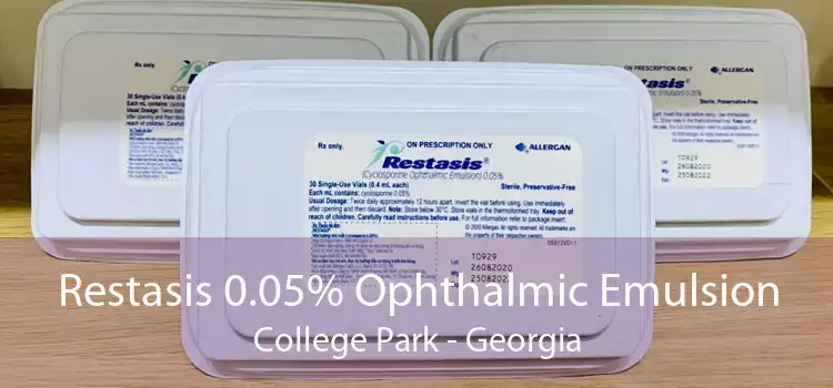 Restasis 0.05% Ophthalmic Emulsion College Park - Georgia