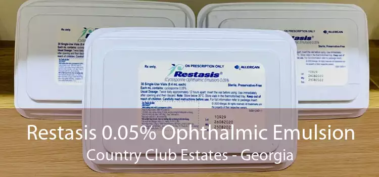 Restasis 0.05% Ophthalmic Emulsion Country Club Estates - Georgia