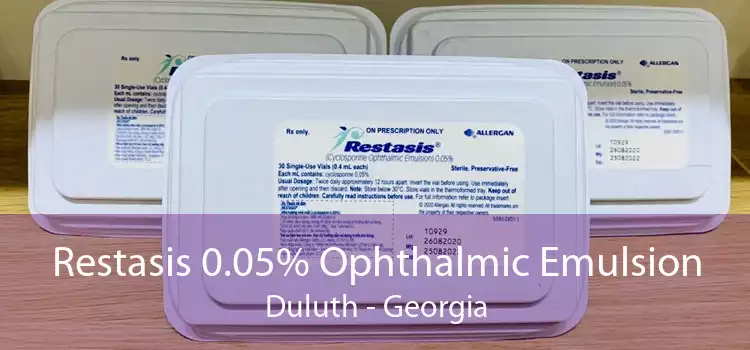 Restasis 0.05% Ophthalmic Emulsion Duluth - Georgia