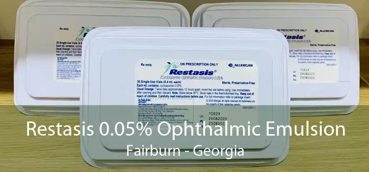 Restasis 0.05% Ophthalmic Emulsion Fairburn - Georgia