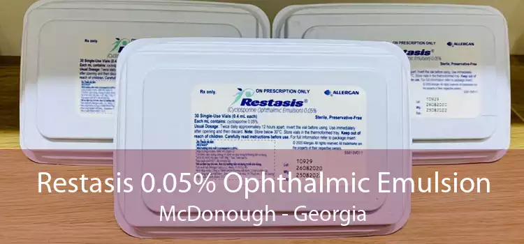Restasis 0.05% Ophthalmic Emulsion McDonough - Georgia