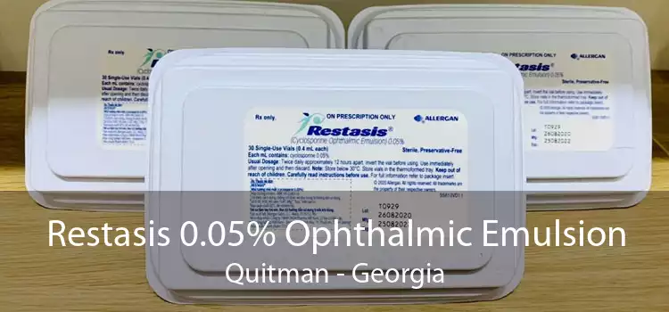 Restasis 0.05% Ophthalmic Emulsion Quitman - Georgia
