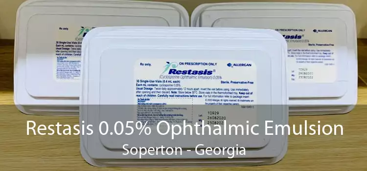 Restasis 0.05% Ophthalmic Emulsion Soperton - Georgia