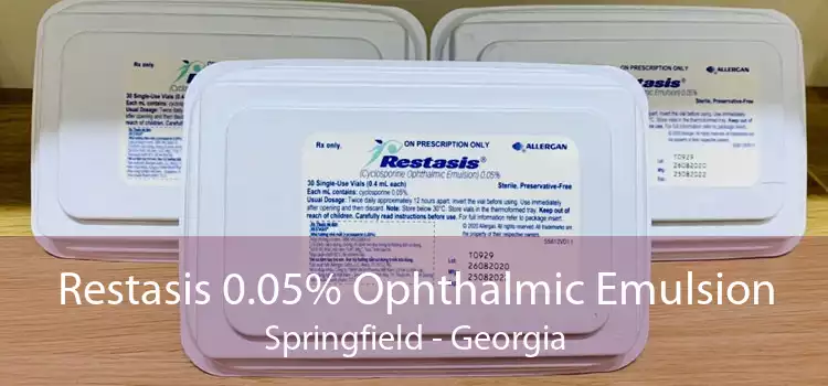 Restasis 0.05% Ophthalmic Emulsion Springfield - Georgia