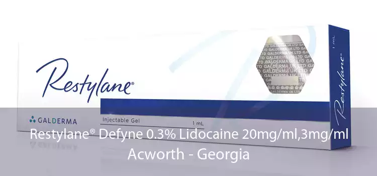Restylane® Defyne 0.3% Lidocaine 20mg/ml,3mg/ml Acworth - Georgia