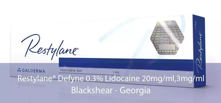 Restylane® Defyne 0.3% Lidocaine 20mg/ml,3mg/ml Blackshear - Georgia