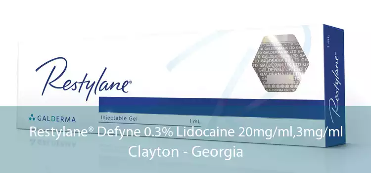 Restylane® Defyne 0.3% Lidocaine 20mg/ml,3mg/ml Clayton - Georgia