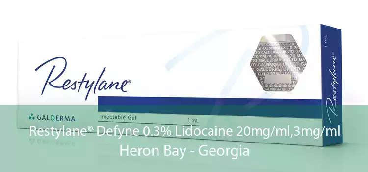 Restylane® Defyne 0.3% Lidocaine 20mg/ml,3mg/ml Heron Bay - Georgia