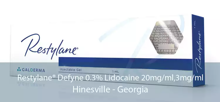 Restylane® Defyne 0.3% Lidocaine 20mg/ml,3mg/ml Hinesville - Georgia