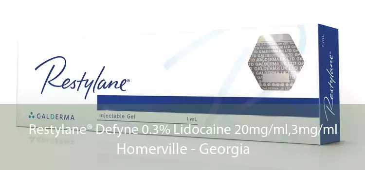 Restylane® Defyne 0.3% Lidocaine 20mg/ml,3mg/ml Homerville - Georgia