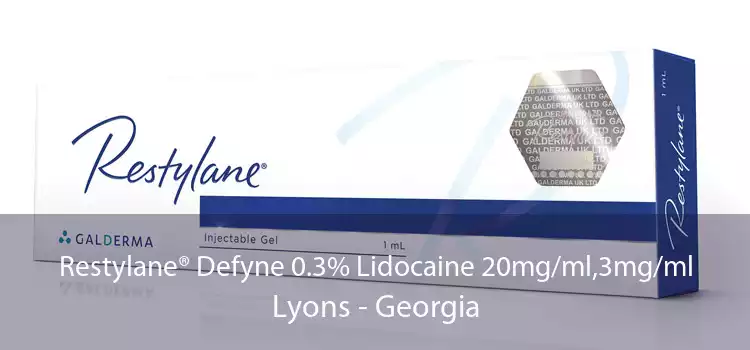 Restylane® Defyne 0.3% Lidocaine 20mg/ml,3mg/ml Lyons - Georgia