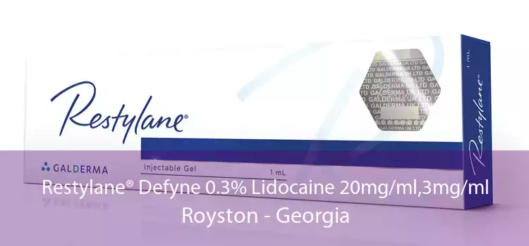 Restylane® Defyne 0.3% Lidocaine 20mg/ml,3mg/ml Royston - Georgia