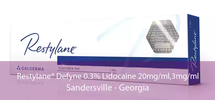 Restylane® Defyne 0.3% Lidocaine 20mg/ml,3mg/ml Sandersville - Georgia