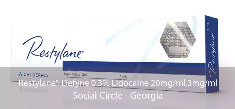Restylane® Defyne 0.3% Lidocaine 20mg/ml,3mg/ml Social Circle - Georgia