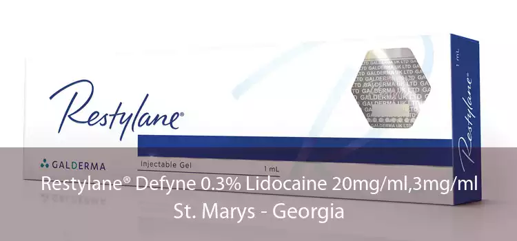 Restylane® Defyne 0.3% Lidocaine 20mg/ml,3mg/ml St. Marys - Georgia