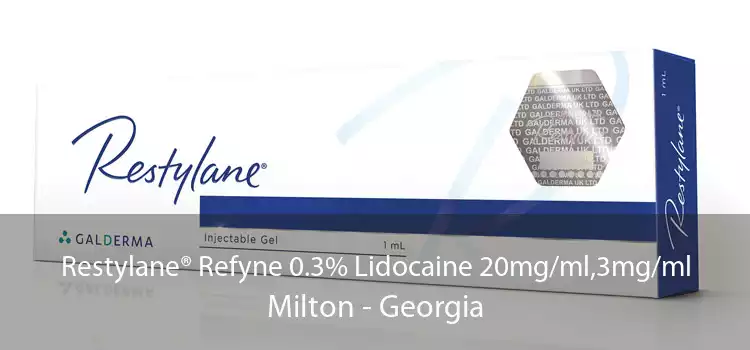 Restylane® Refyne 0.3% Lidocaine 20mg/ml,3mg/ml Milton - Georgia