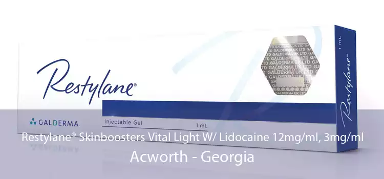 Restylane® Skinboosters Vital Light W/ Lidocaine 12mg/ml, 3mg/ml Acworth - Georgia