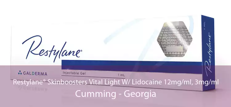 Restylane® Skinboosters Vital Light W/ Lidocaine 12mg/ml, 3mg/ml Cumming - Georgia