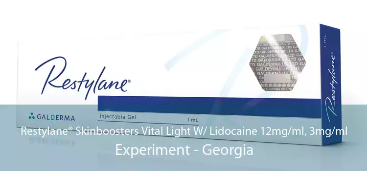 Restylane® Skinboosters Vital Light W/ Lidocaine 12mg/ml, 3mg/ml Experiment - Georgia