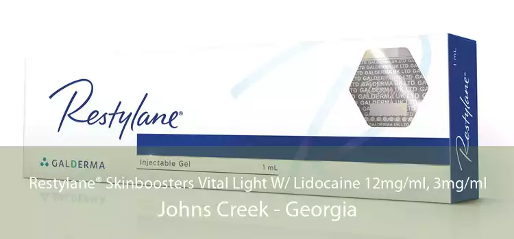 Restylane® Skinboosters Vital Light W/ Lidocaine 12mg/ml, 3mg/ml Johns Creek - Georgia