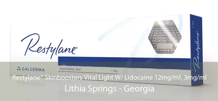 Restylane® Skinboosters Vital Light W/ Lidocaine 12mg/ml, 3mg/ml Lithia Springs - Georgia
