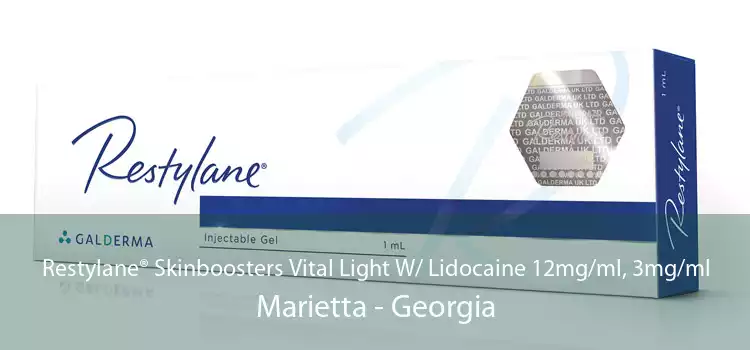 Restylane® Skinboosters Vital Light W/ Lidocaine 12mg/ml, 3mg/ml Marietta - Georgia