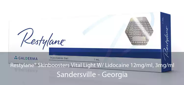 Restylane® Skinboosters Vital Light W/ Lidocaine 12mg/ml, 3mg/ml Sandersville - Georgia