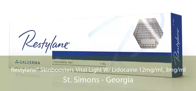 Restylane® Skinboosters Vital Light W/ Lidocaine 12mg/ml, 3mg/ml St. Simons - Georgia