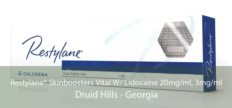 Restylane® Skinboosters Vital W/ Lidocaine 20mg/ml, 3mg/ml Druid Hills - Georgia