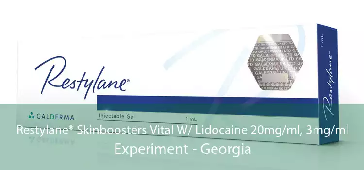Restylane® Skinboosters Vital W/ Lidocaine 20mg/ml, 3mg/ml Experiment - Georgia