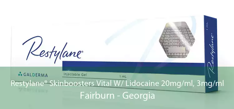 Restylane® Skinboosters Vital W/ Lidocaine 20mg/ml, 3mg/ml Fairburn - Georgia