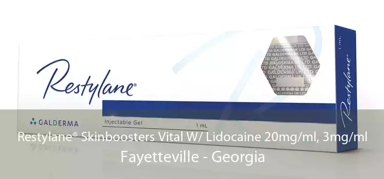 Restylane® Skinboosters Vital W/ Lidocaine 20mg/ml, 3mg/ml Fayetteville - Georgia