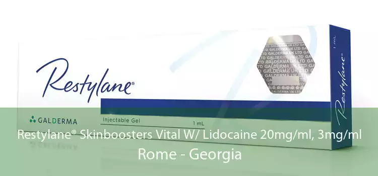 Restylane® Skinboosters Vital W/ Lidocaine 20mg/ml, 3mg/ml Rome - Georgia