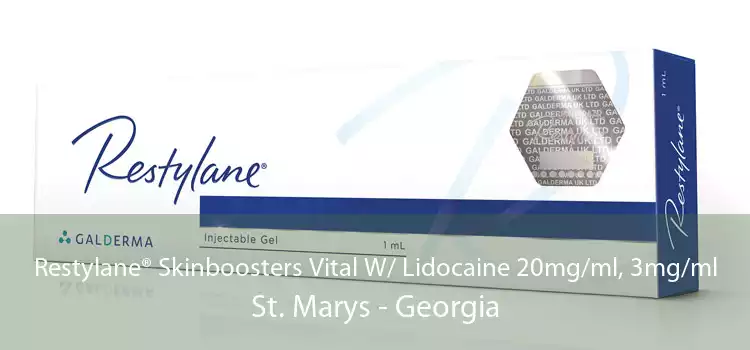 Restylane® Skinboosters Vital W/ Lidocaine 20mg/ml, 3mg/ml St. Marys - Georgia