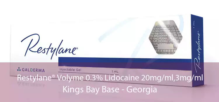 Restylane® Volyme 0.3% Lidocaine 20mg/ml,3mg/ml Kings Bay Base - Georgia
