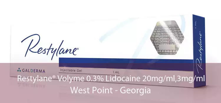 Restylane® Volyme 0.3% Lidocaine 20mg/ml,3mg/ml West Point - Georgia