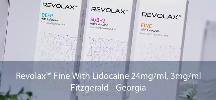 Revolax™ Fine With Lidocaine 24mg/ml, 3mg/ml Fitzgerald - Georgia