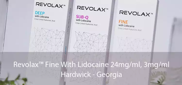 Revolax™ Fine With Lidocaine 24mg/ml, 3mg/ml Hardwick - Georgia