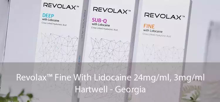 Revolax™ Fine With Lidocaine 24mg/ml, 3mg/ml Hartwell - Georgia