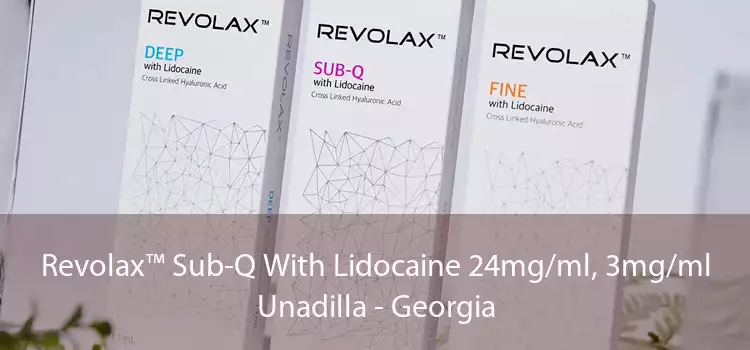 Revolax™ Sub-Q With Lidocaine 24mg/ml, 3mg/ml Unadilla - Georgia