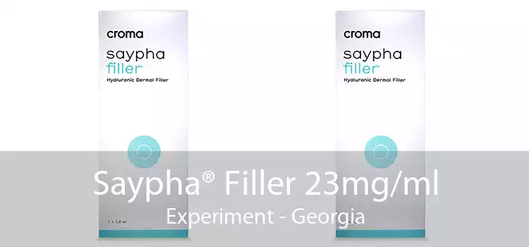 Saypha® Filler 23mg/ml Experiment - Georgia