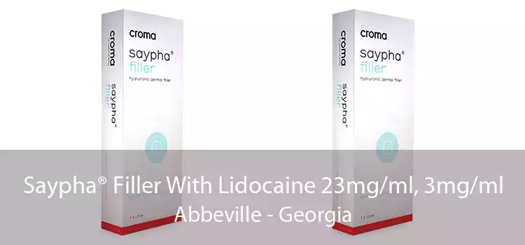 Saypha® Filler With Lidocaine 23mg/ml, 3mg/ml Abbeville - Georgia