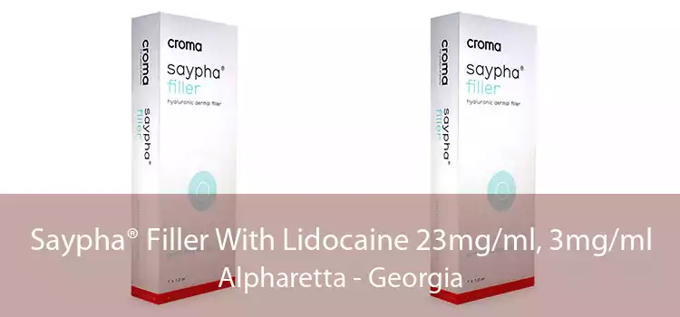 Saypha® Filler With Lidocaine 23mg/ml, 3mg/ml Alpharetta - Georgia